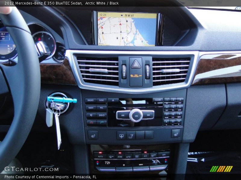 Arctic White / Black 2012 Mercedes-Benz E 350 BlueTEC Sedan