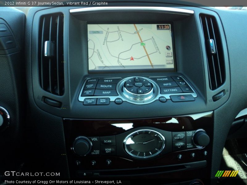 Navigation of 2012 G 37 Journey Sedan