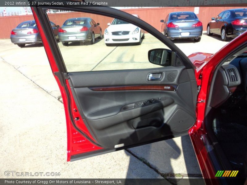 Vibrant Red / Graphite 2012 Infiniti G 37 Journey Sedan