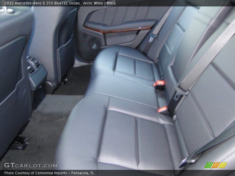 Arctic White / Black 2012 Mercedes-Benz E 350 BlueTEC Sedan