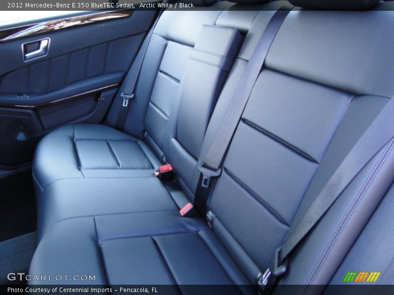 Arctic White / Black 2012 Mercedes-Benz E 350 BlueTEC Sedan