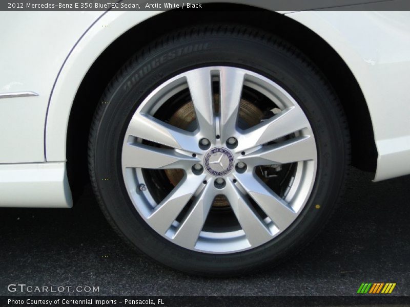Arctic White / Black 2012 Mercedes-Benz E 350 BlueTEC Sedan