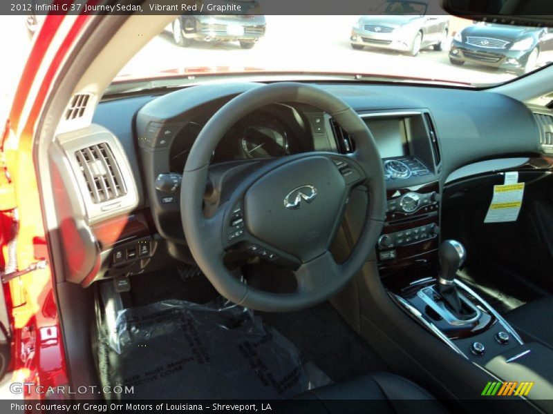 Vibrant Red / Graphite 2012 Infiniti G 37 Journey Sedan