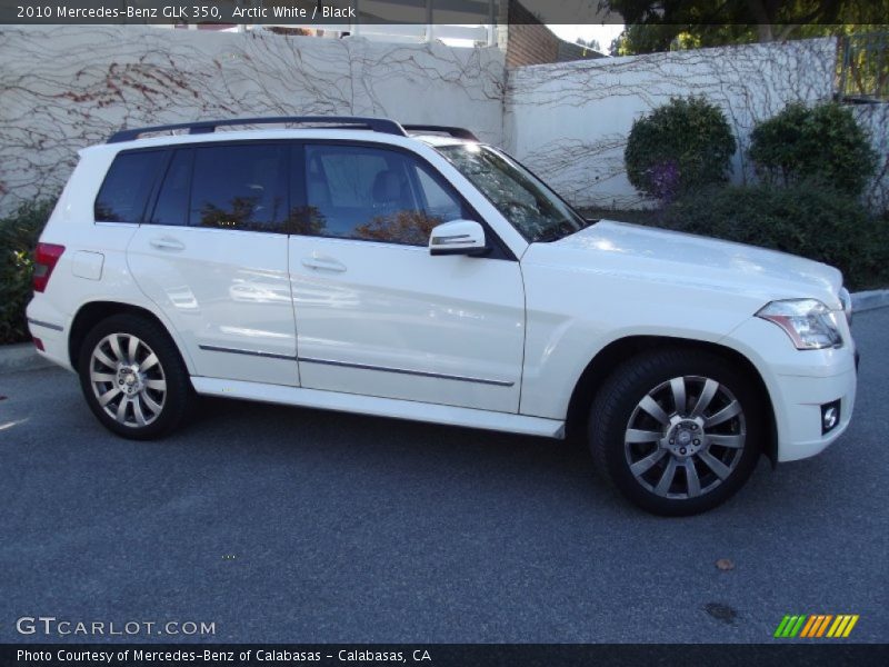 Arctic White / Black 2010 Mercedes-Benz GLK 350
