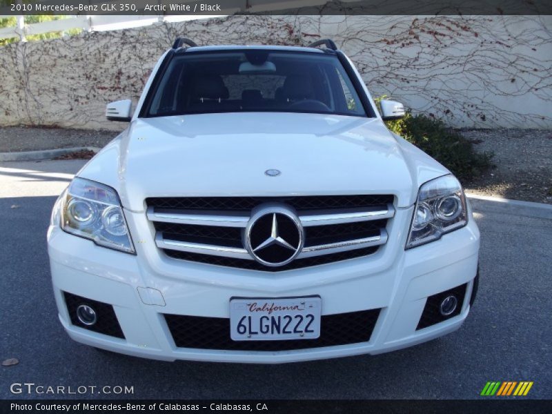 Arctic White / Black 2010 Mercedes-Benz GLK 350