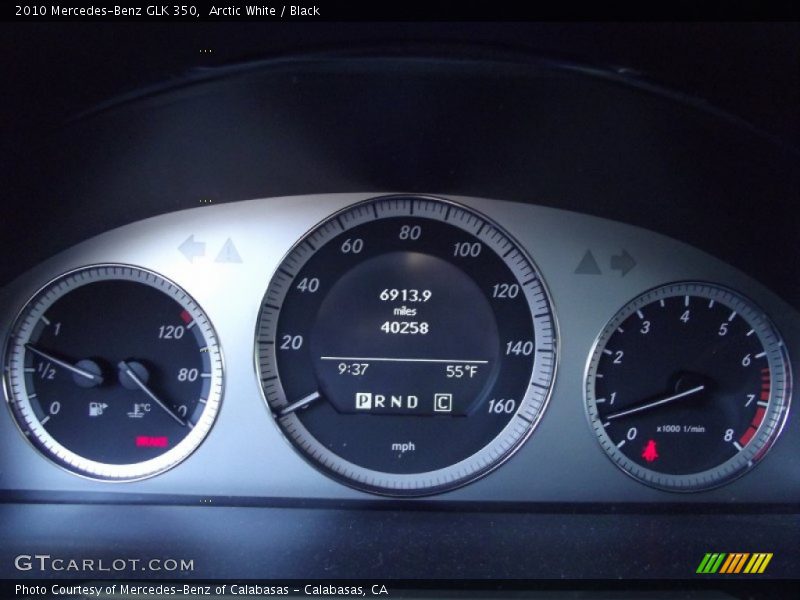 Arctic White / Black 2010 Mercedes-Benz GLK 350
