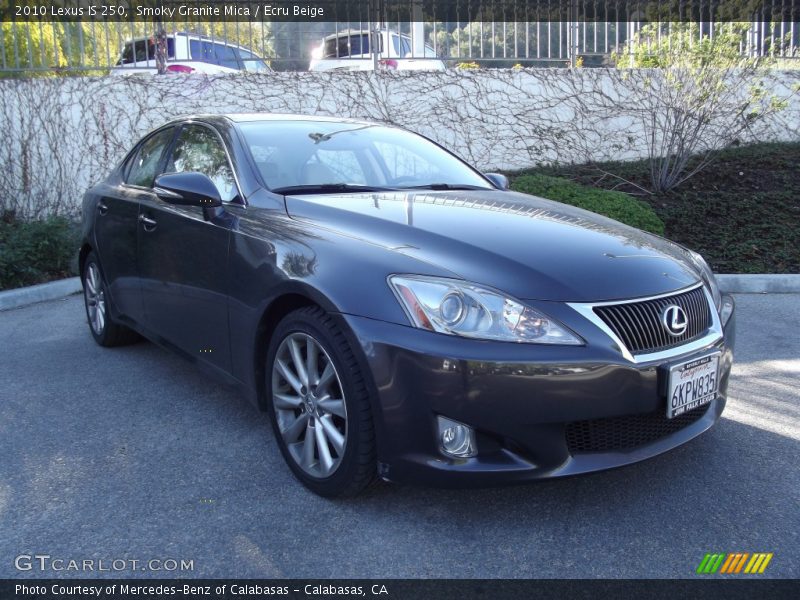 Smoky Granite Mica / Ecru Beige 2010 Lexus IS 250