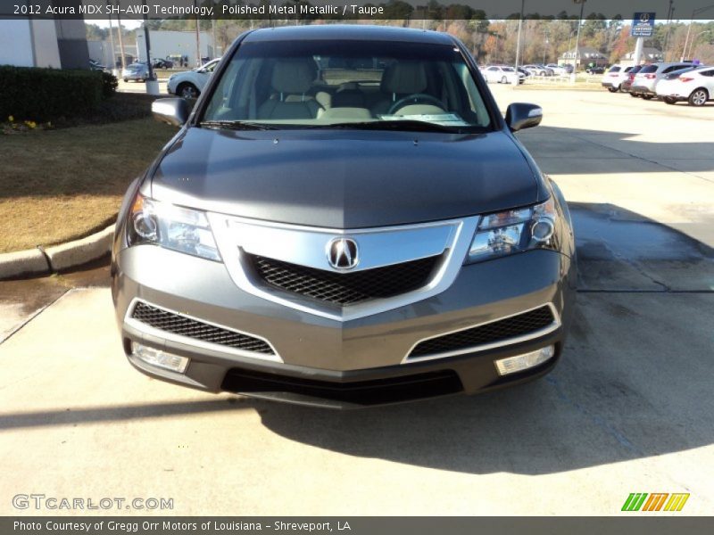 Polished Metal Metallic / Taupe 2012 Acura MDX SH-AWD Technology