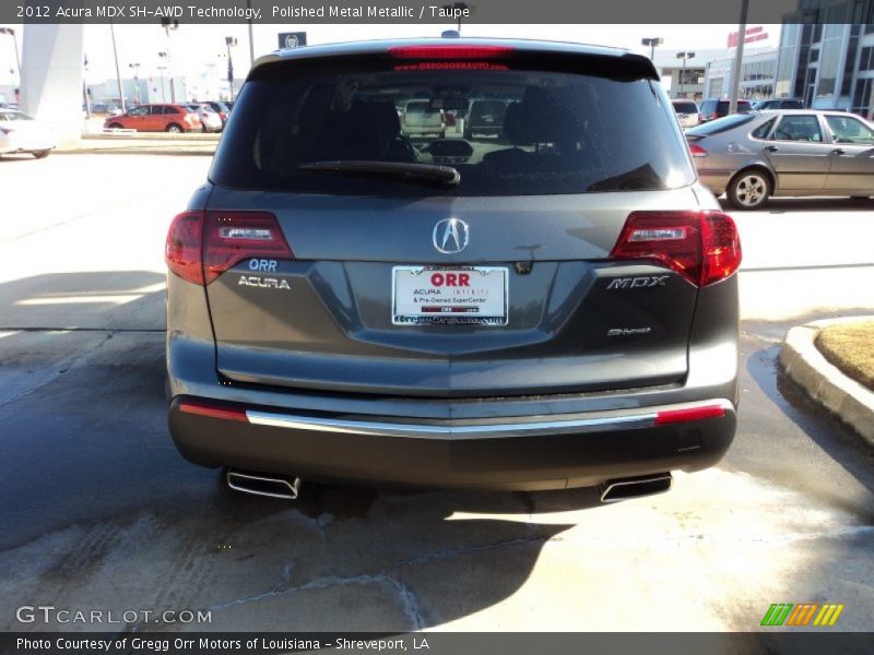 Polished Metal Metallic / Taupe 2012 Acura MDX SH-AWD Technology