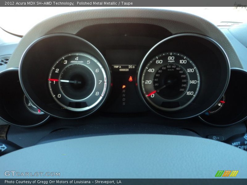  2012 MDX SH-AWD Technology SH-AWD Technology Gauges