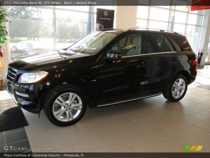 Black / Almond Beige 2012 Mercedes-Benz ML 350 4Matic