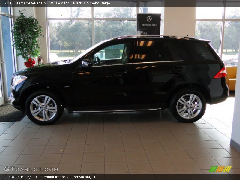 Black / Almond Beige 2012 Mercedes-Benz ML 350 4Matic