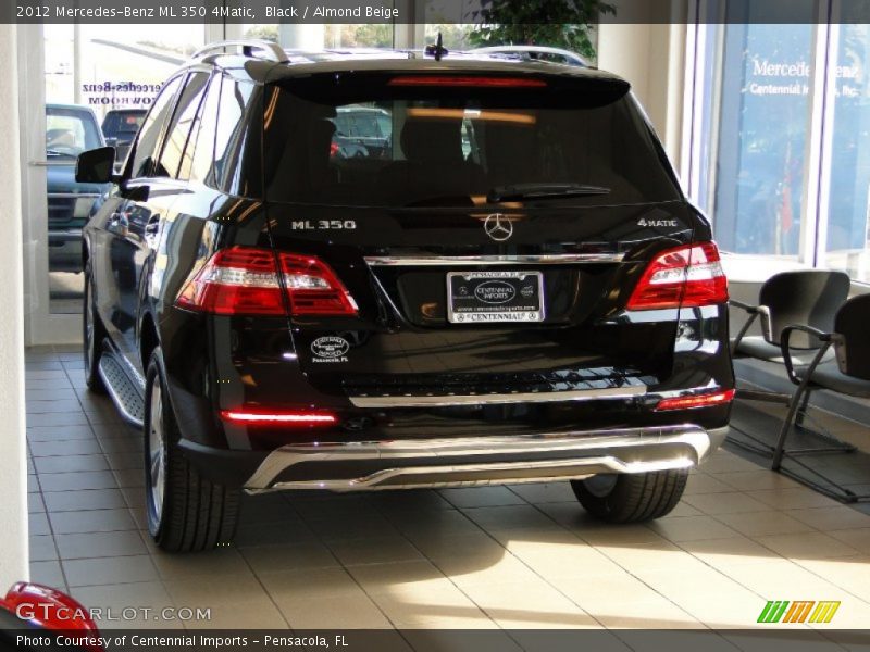 Black / Almond Beige 2012 Mercedes-Benz ML 350 4Matic