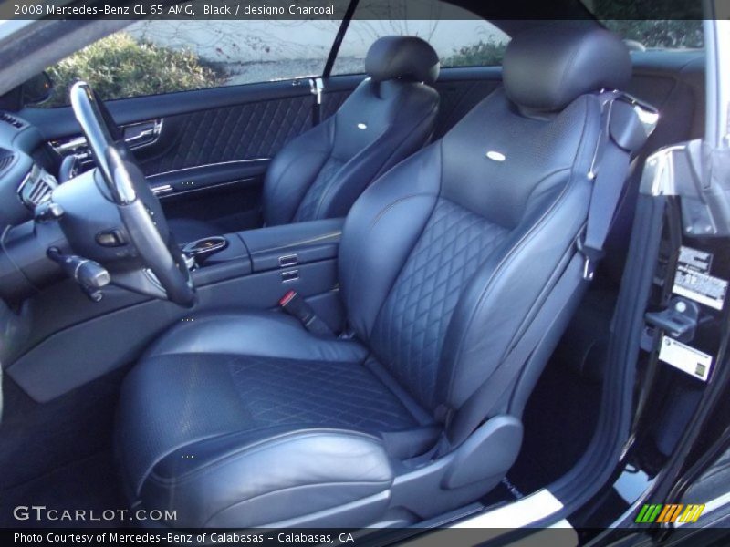  2008 CL 65 AMG designo Charcoal Interior