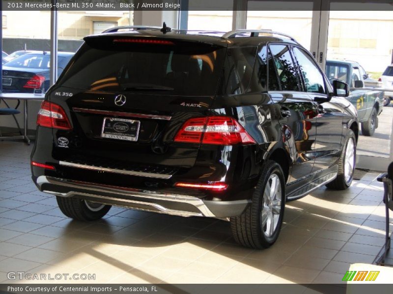 Black / Almond Beige 2012 Mercedes-Benz ML 350 4Matic