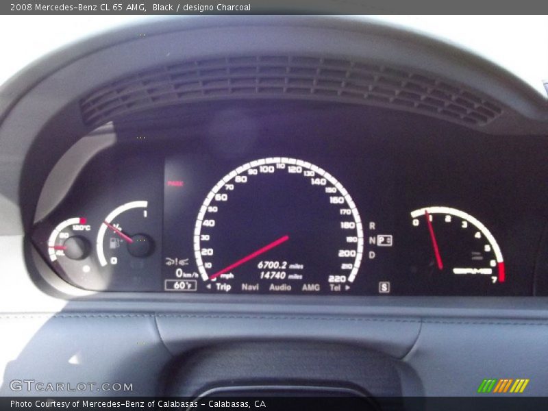  2008 CL 65 AMG 65 AMG Gauges