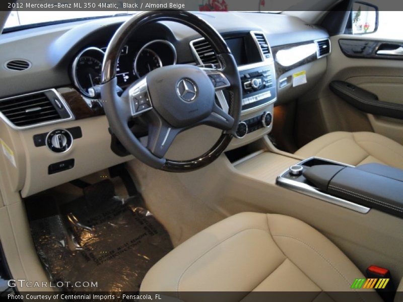 Black / Almond Beige 2012 Mercedes-Benz ML 350 4Matic