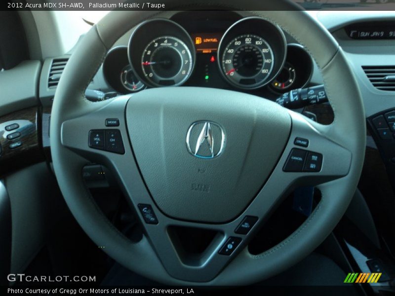 Palladium Metallic / Taupe 2012 Acura MDX SH-AWD
