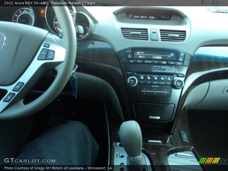 Palladium Metallic / Taupe 2012 Acura MDX SH-AWD
