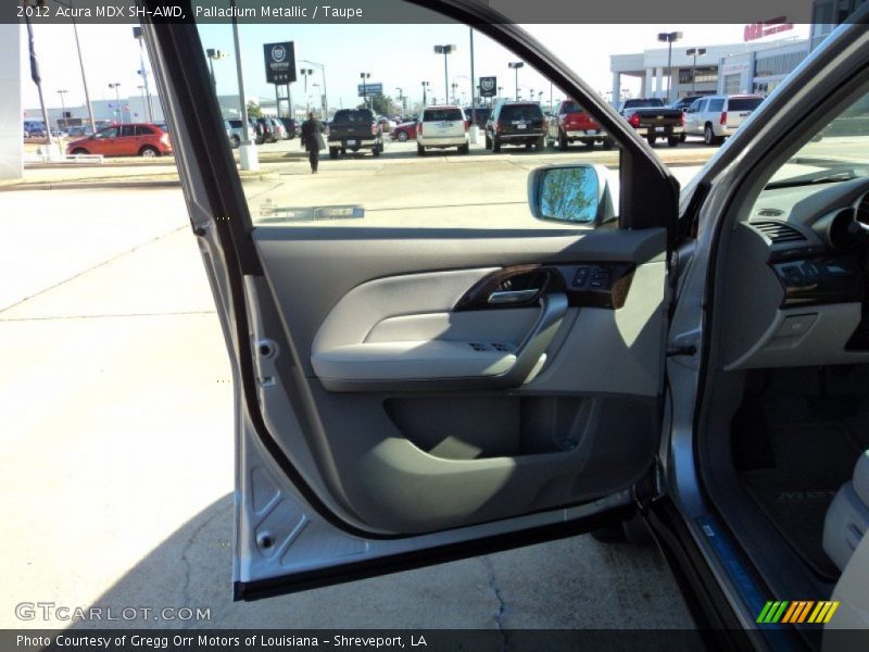 Palladium Metallic / Taupe 2012 Acura MDX SH-AWD