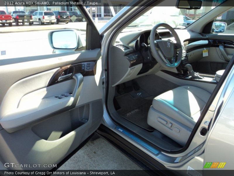 Palladium Metallic / Taupe 2012 Acura MDX SH-AWD