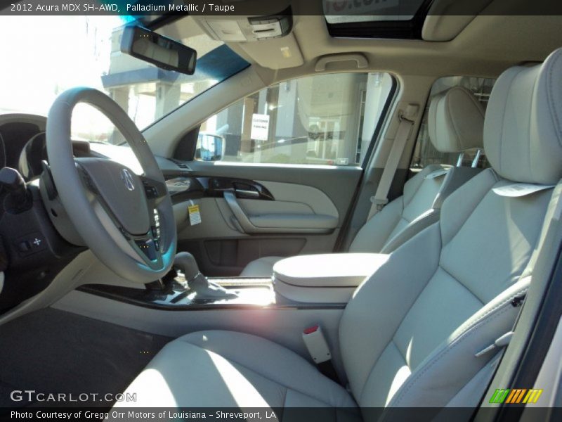 Palladium Metallic / Taupe 2012 Acura MDX SH-AWD
