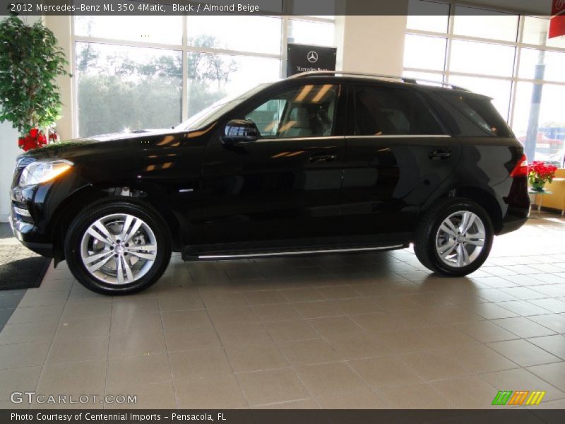 Black / Almond Beige 2012 Mercedes-Benz ML 350 4Matic