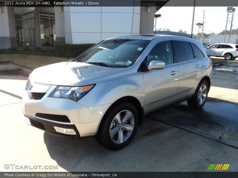 Palladium Metallic / Ebony 2012 Acura MDX SH-AWD