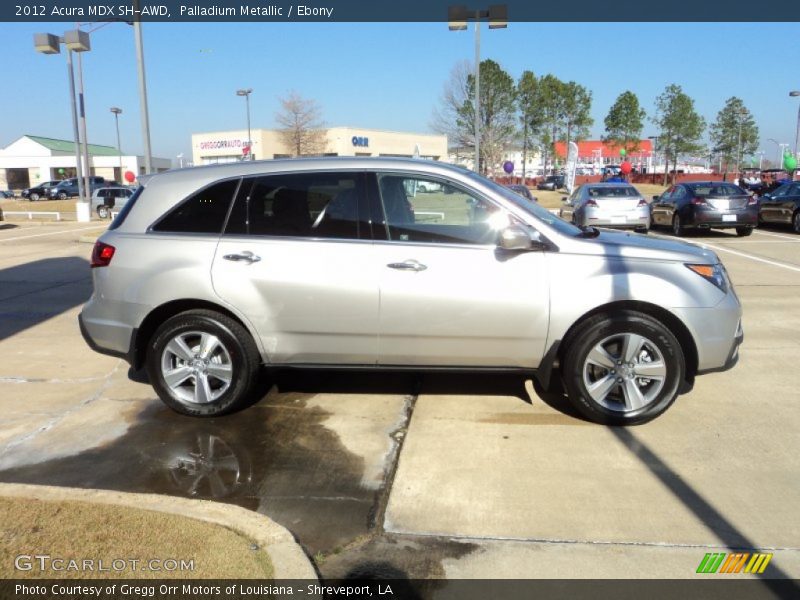 Palladium Metallic / Ebony 2012 Acura MDX SH-AWD