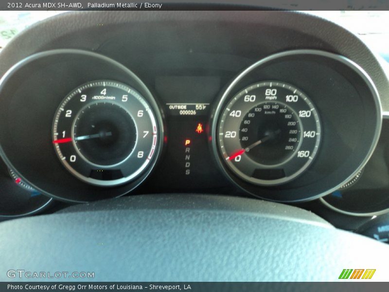  2012 MDX SH-AWD SH-AWD Gauges