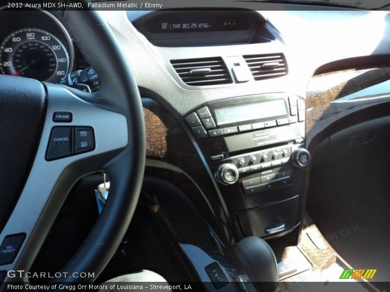 Palladium Metallic / Ebony 2012 Acura MDX SH-AWD