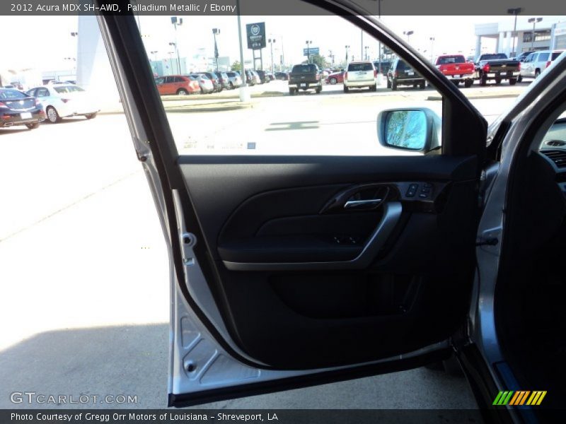 Palladium Metallic / Ebony 2012 Acura MDX SH-AWD