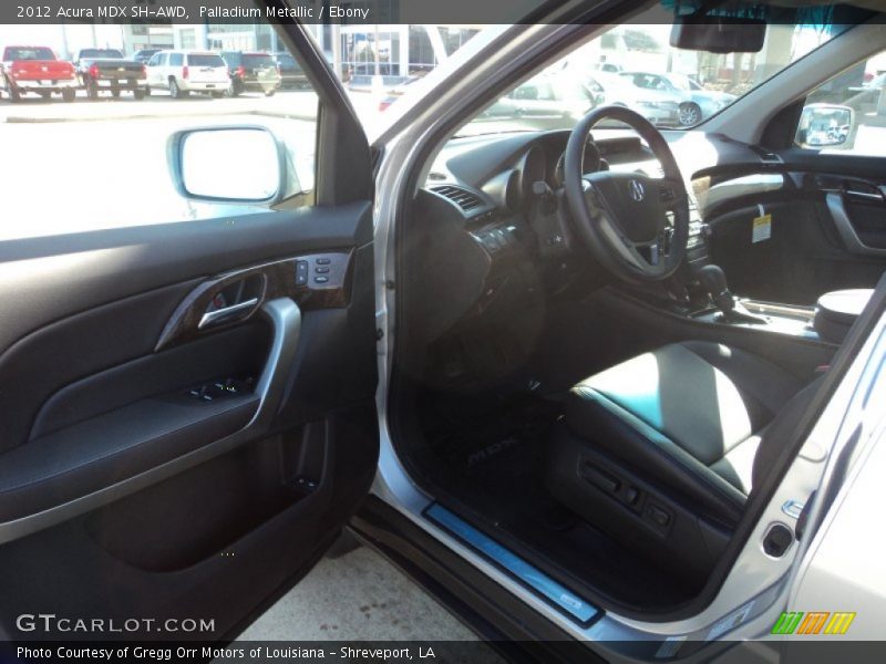 Palladium Metallic / Ebony 2012 Acura MDX SH-AWD