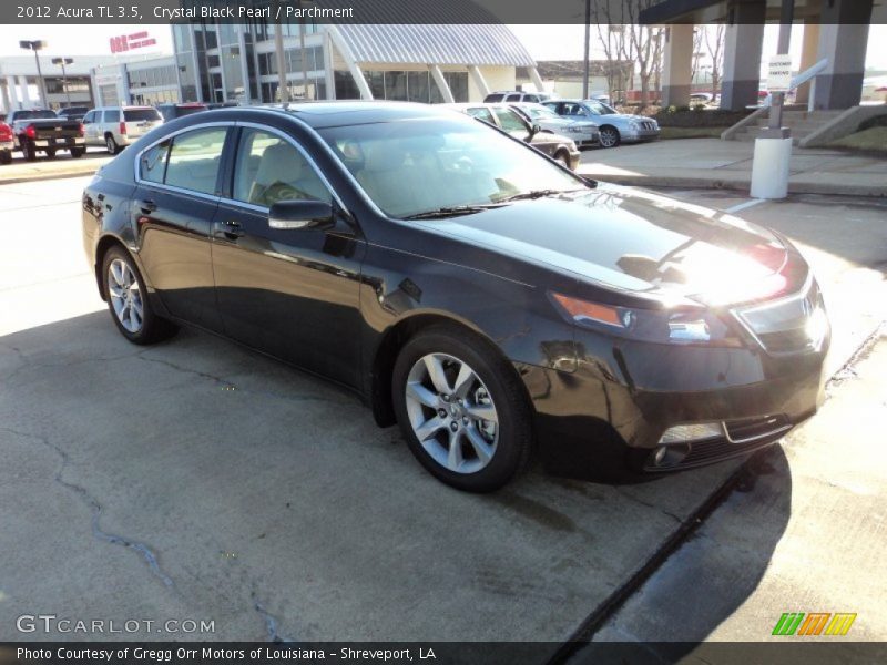 Crystal Black Pearl / Parchment 2012 Acura TL 3.5