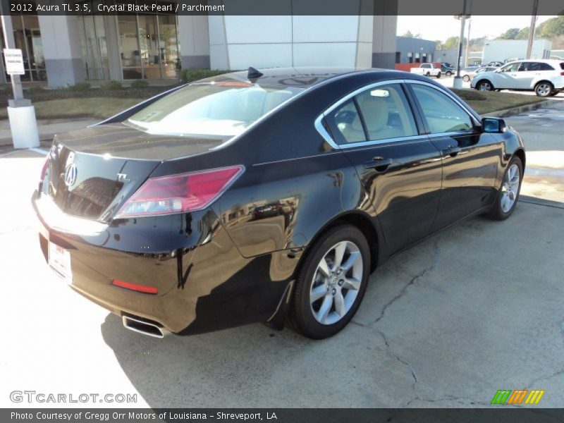 Crystal Black Pearl / Parchment 2012 Acura TL 3.5