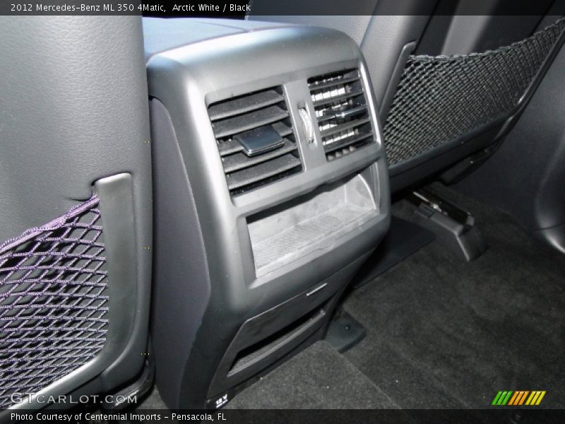 Arctic White / Black 2012 Mercedes-Benz ML 350 4Matic