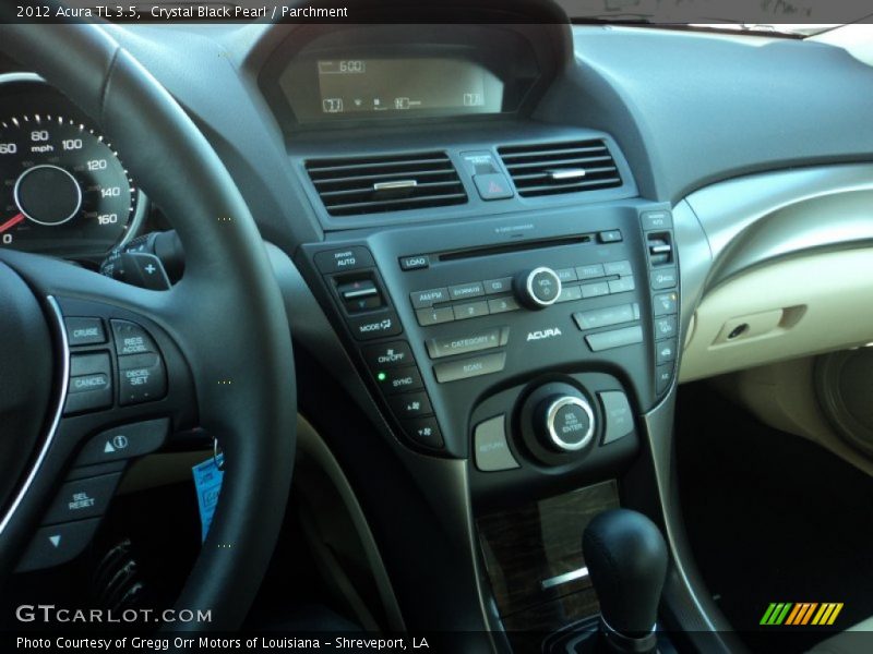 Crystal Black Pearl / Parchment 2012 Acura TL 3.5