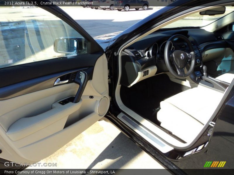 Crystal Black Pearl / Parchment 2012 Acura TL 3.5