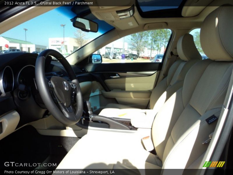 Crystal Black Pearl / Parchment 2012 Acura TL 3.5