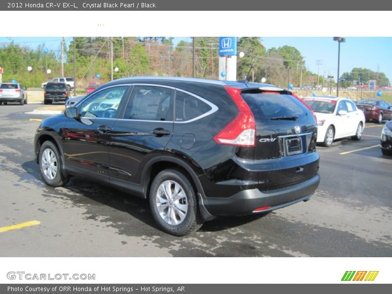 Crystal Black Pearl / Black 2012 Honda CR-V EX-L