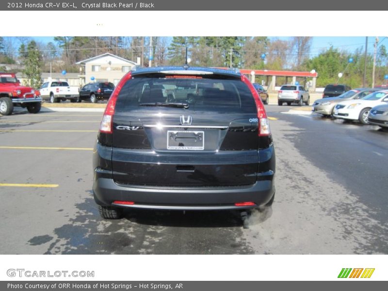 Crystal Black Pearl / Black 2012 Honda CR-V EX-L