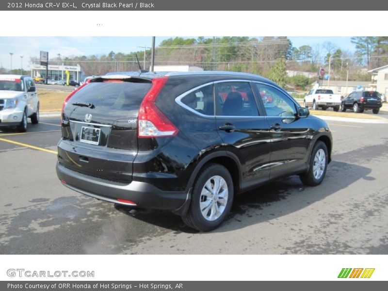 Crystal Black Pearl / Black 2012 Honda CR-V EX-L