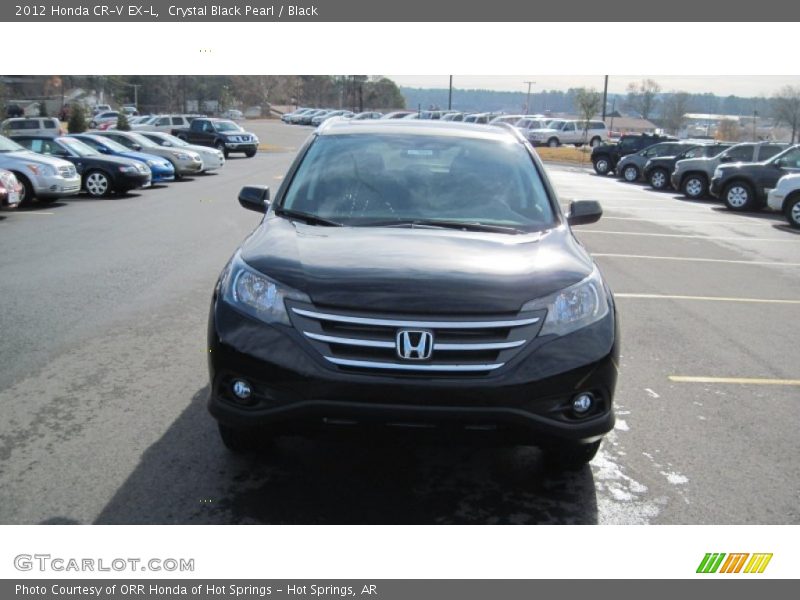 Crystal Black Pearl / Black 2012 Honda CR-V EX-L