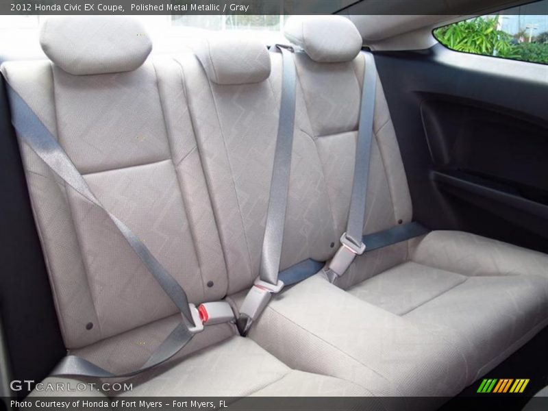  2012 Civic EX Coupe Gray Interior