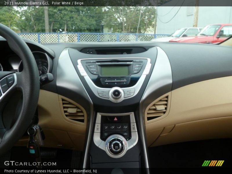 Polar White / Beige 2011 Hyundai Elantra GLS