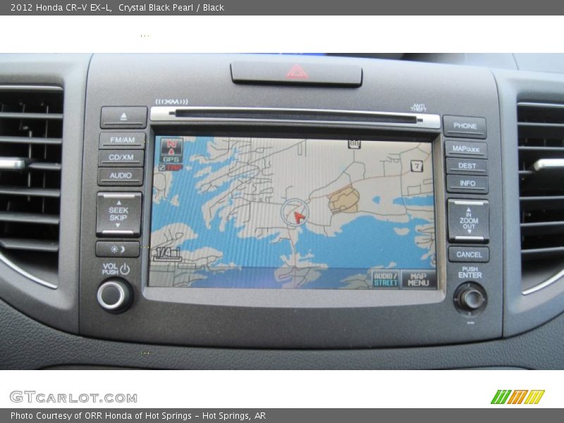 Navigation of 2012 CR-V EX-L