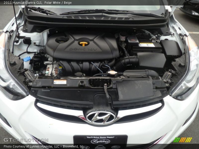 Polar White / Beige 2011 Hyundai Elantra GLS