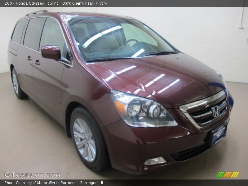 Dark Cherry Pearl / Ivory 2007 Honda Odyssey Touring