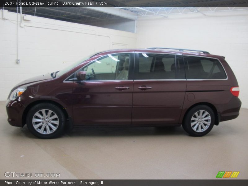 Dark Cherry Pearl / Ivory 2007 Honda Odyssey Touring