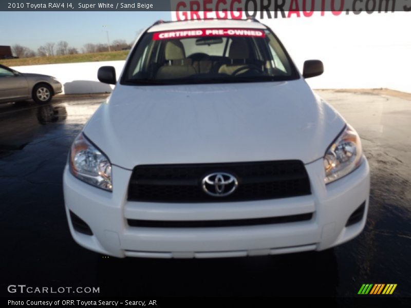 Super White / Sand Beige 2010 Toyota RAV4 I4